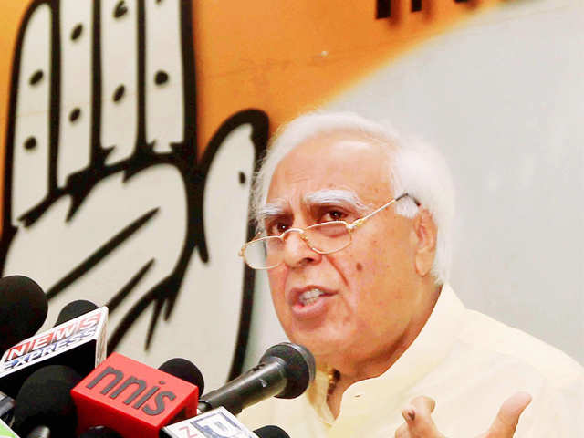 Kapil Sibal at press conference