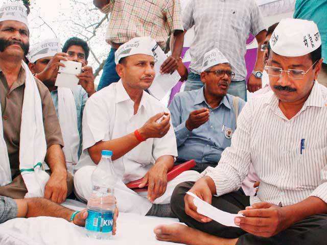 Arvind Kejriwal in Varanasi