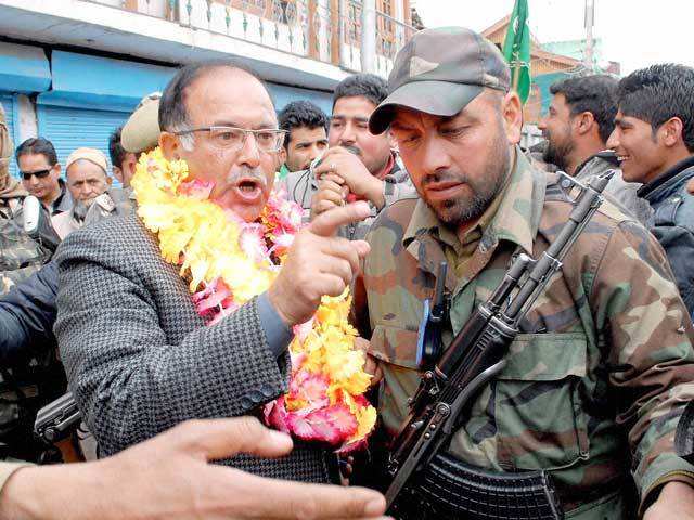 Tariq Hameed Karra at an election campaign