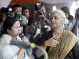 Mamata Banerjee with Medha Patekar