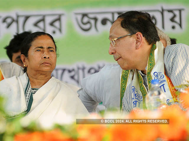 Mamata Banerjee shares with Sugata Basu
