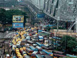 Traffic jam on Howrah bridge