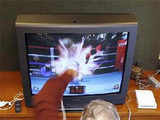 Wii boxing video game