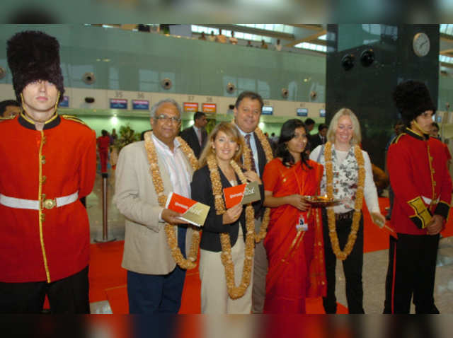 On guards at Bangalore Airport