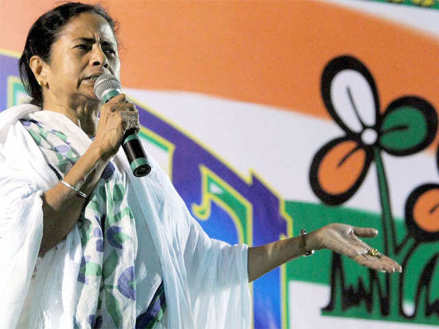 Mamata Banerjee an election campaign rally at Nadia district, WB