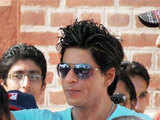 SRK spots spikey hair style