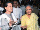 Sonia Gandhi, Sheila Dikshit and Shivraj Patil