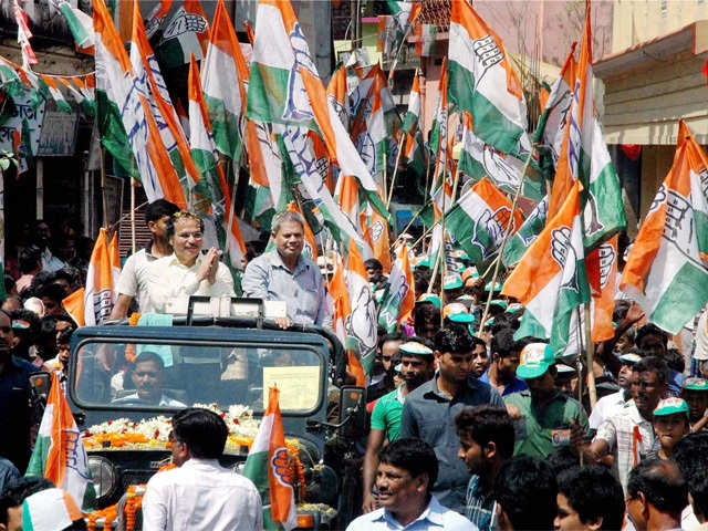 Adhir Ranjan Chowdhury at a rally in West Bengal