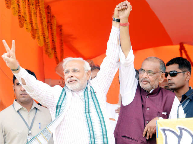 Narendra Modi at election rally in Motihari