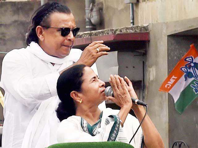 Mamata Banerjee with Mithun Chakrabarty