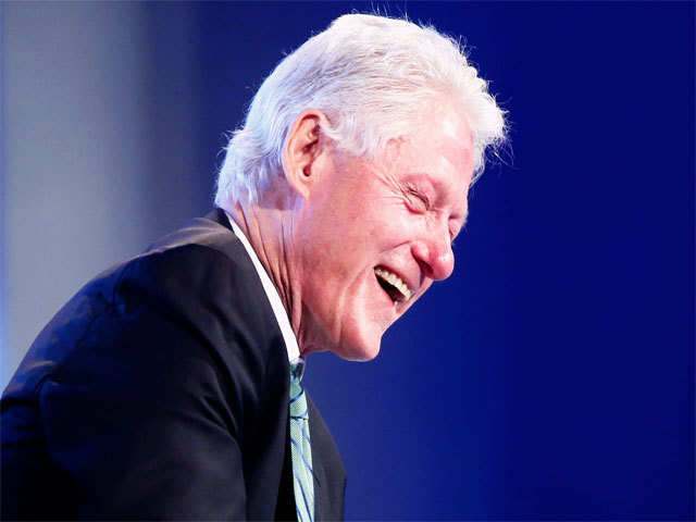 Former US President Bill Clinton in Washington