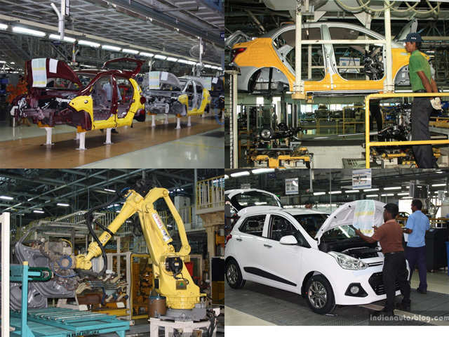 How Hyundai manufactures Xcent, i10