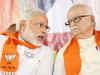 Narendra Modi gets warm welcome from L K Advani