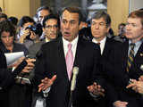  John Boehner speaks to reporters