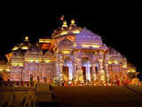 Inauguration ceremony of the Swaminarayan Akshardham temple