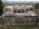 Ruins of a mosque in Srinagar