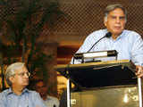 Tata Group chairman Ratan Tata addresses journalists