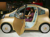 The Nissan NuVu electric concept car