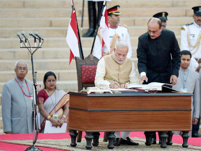 Swearing-in ceremony of NDA government
