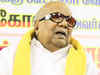 M Karunanidhi greets CM designate M Chandrababu Naidu