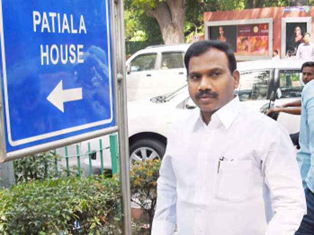 A Raja appears at Patiala House court