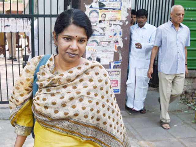 DMK MP Kanimozhi appears for 2G case hearing