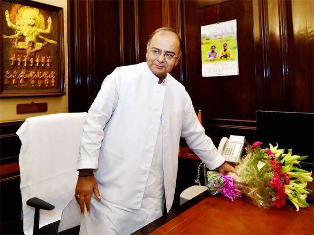 Jaitley takes charge as Finance Minister