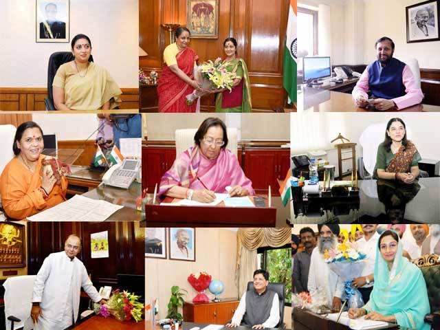 First day of Modi's team in their offices