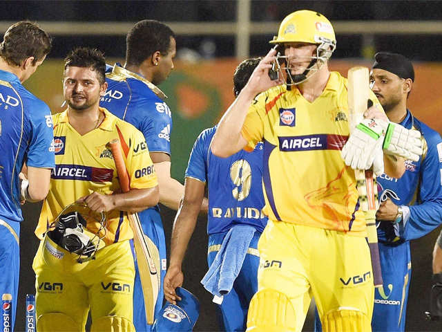 Chennai Superkings wins against Mumbai Indians