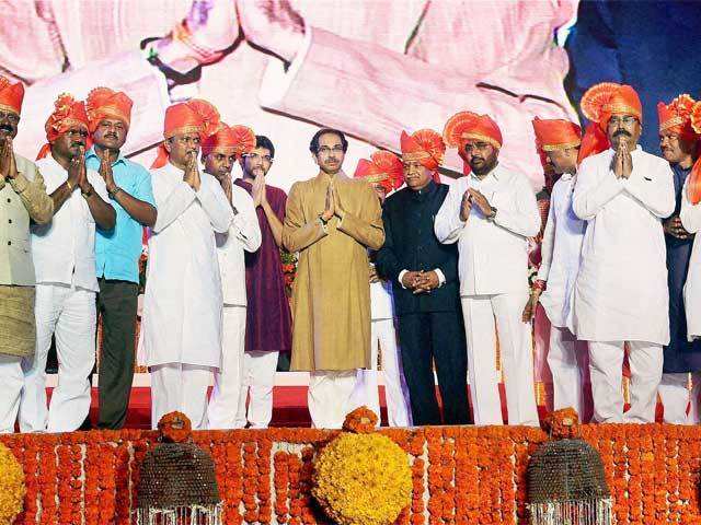 Victorious Shiv Sena MPs