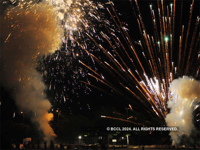 Fireworks to celebrate Telangana formation