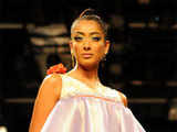 Model walking the ramp for designer Siddharth Tytler