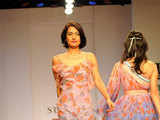 Model walking the ramp for designer Surily