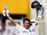 Sachin Tendulkar celebrates 