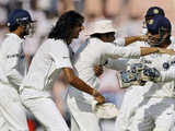 Indian players celebrate