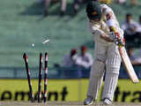 Brad Haddin clean-bowled