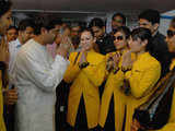 Jet Airways employees with Raj Thackeray