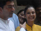 Jet Airways employees with Raj Thackeray