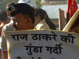 Protest against Raj Thackeray