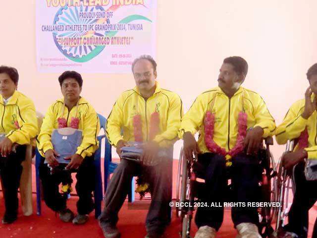 Differently-abled athletes from Madurai