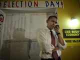 Obama speaks on phone with voter