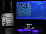 Anand and Kramnik on stage