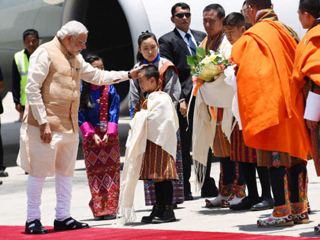 Narendra Modi in Bhutan