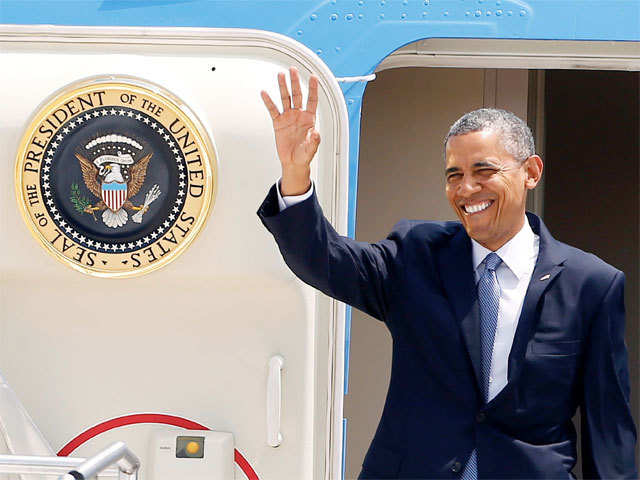 Obama at Pennsylvania Air National Guard base