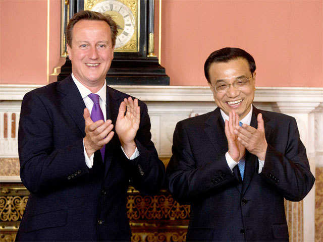 David Cameron meets Chinese Premier Li Keqiang