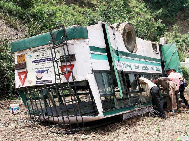 Bus accident in Shimla