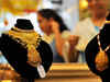 Gold climbs on weak rupee; up by Rs 70 per 10 gram