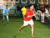 Ranbir Kapoor takes his cousin Armaan Jain for a friendly football game