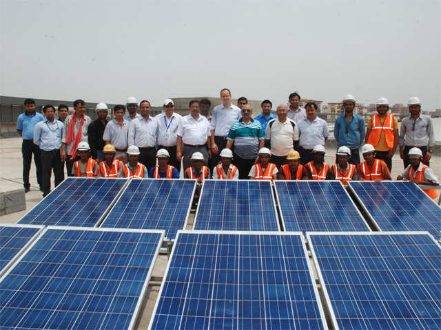 Delhi Metro's solar power plant