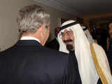 King Abdullah, George W. Bush 